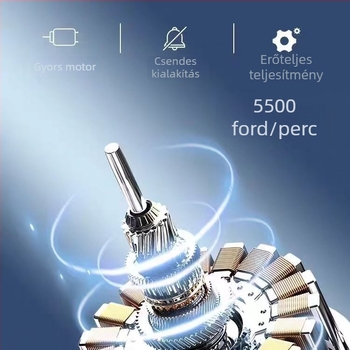 Real Man 907 Hajvágó otthoni használatra, újratölthető beépített akkumulátorral, vízálló, rozsdamentes acél penge, levehető és mosófej