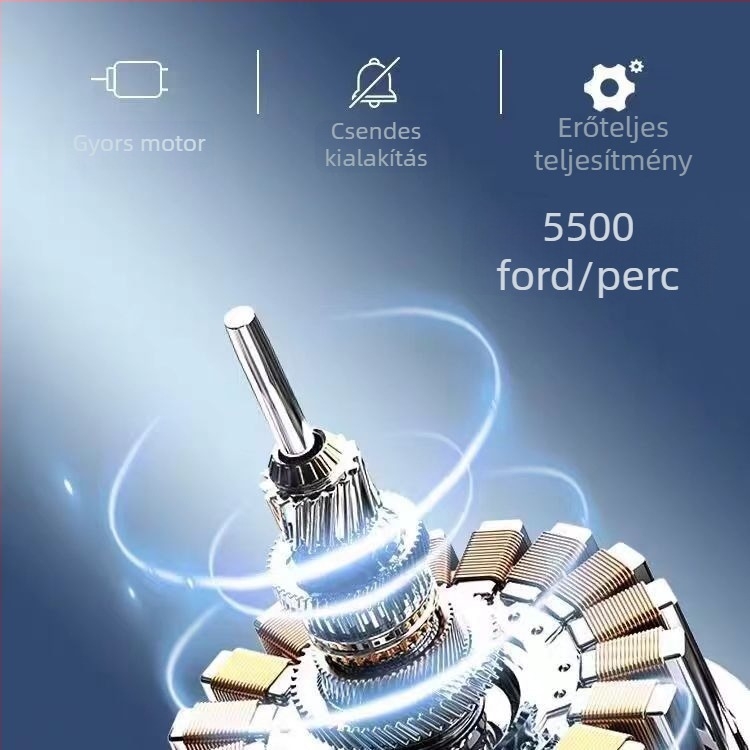 Real Man 907 Hajvágó otthoni használatra, újratölthető beépített akkumulátorral, vízálló, rozsdamentes acél penge, levehető és mosófej