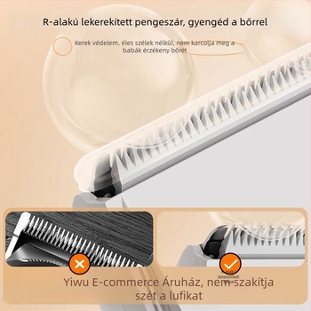 Gyerek hajvágó automatikus hajszívással, csendes elektromos, kerámia penge