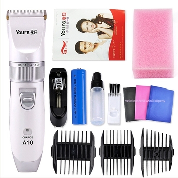 Brushless motoros elektromos hajvágó készlet kerámia vágófejjel, töltési üzemmód, eltávolítható mosható fej, alkalmas felnőtteknek, gyerekeknek és háziállatoknak (Modellek: A10–A13)