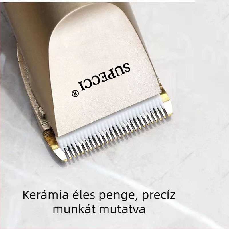 Hajvágó – újratölthető, kerámiapenge, univerzális használat, nem mosható