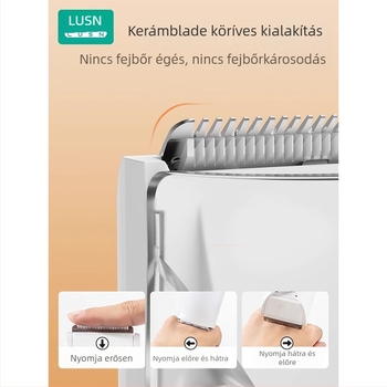 Ruyama babahajvágó készülék – 4. generáció, automatikus hajszívás