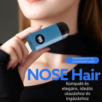 Elektromos orrszőr-trimmel beépített akkumulátorral, hálózati tápegységgel