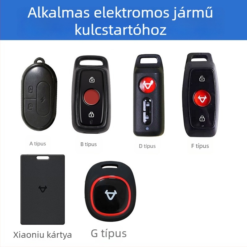 PU kulcstartó tok UQI, U2, N1s, M1 és mqi2 modelllekhez Bluetooth távirányítós védelemmel