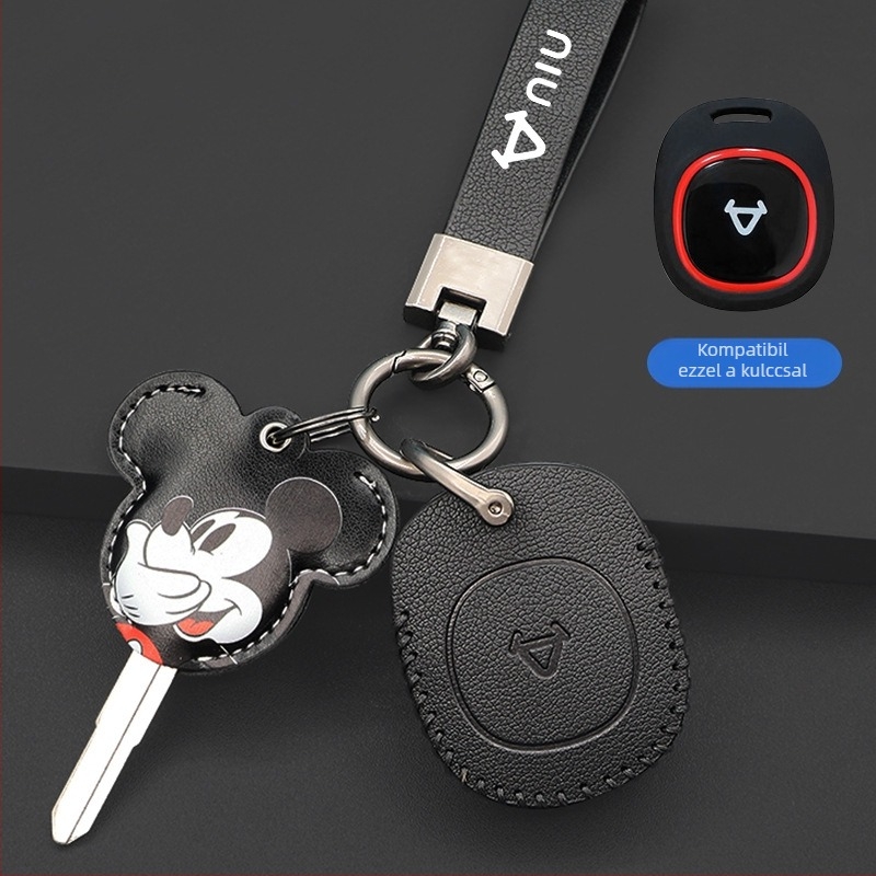 PU kulcstartó tok UQI, U2, N1s, M1 és mqi2 modelllekhez Bluetooth távirányítós védelemmel