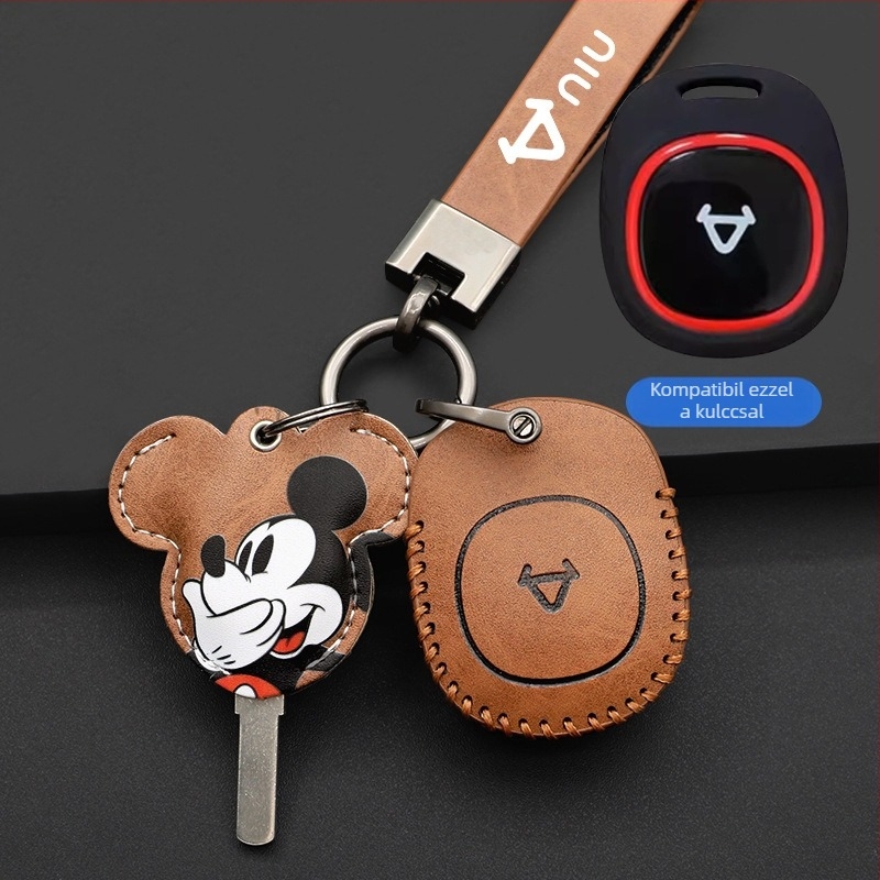 PU kulcstartó tok UQI, U2, N1s, M1 és mqi2 modelllekhez Bluetooth távirányítós védelemmel