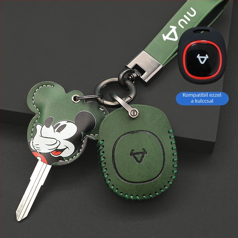 PU kulcstartó tok UQI, U2, N1s, M1 és mqi2 modelllekhez Bluetooth távirányítós védelemmel