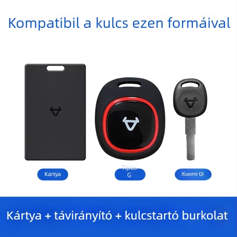 PU kulcstartó tok UQI, U2, N1s, M1 és mqi2 modelllekhez Bluetooth távirányítós védelemmel