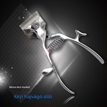 Vezeték nélküli hajvágó titánium pengével, kefés motor, zaj <36 dB, 6000 mAh-s cserélhető akkumulátor, 3–6 órás üzemidő