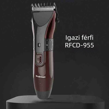 Hajvágó készülék - újratölthető, titán ötvözetű vágófej, kefés motor, beépített akkumulátor, üzemidő legfeljebb 1 óráig