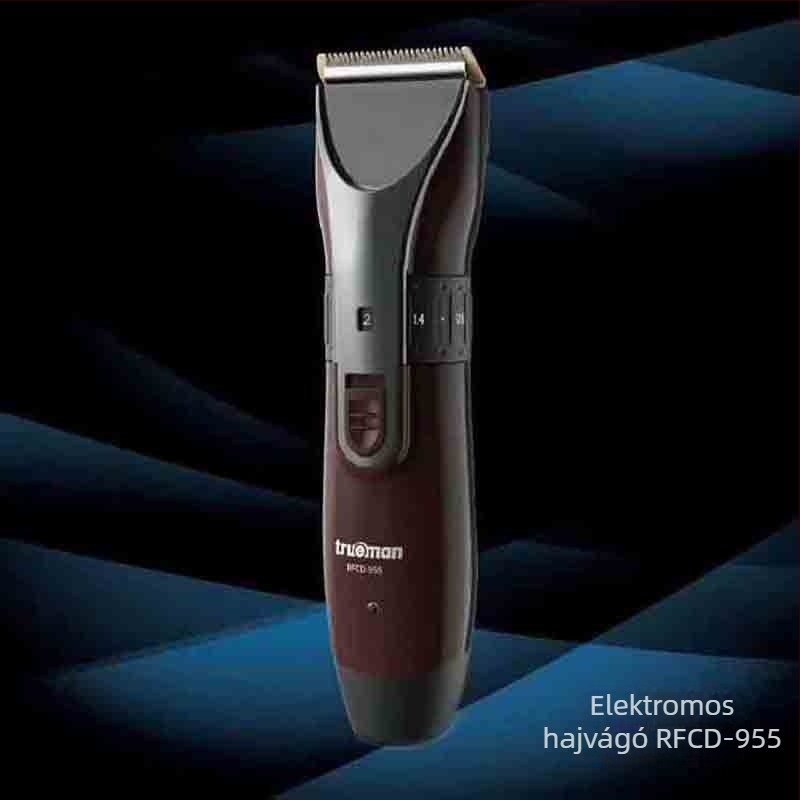 Hajvágó készülék - újratölthető, titán ötvözetű vágófej, kefés motor, beépített akkumulátor, üzemidő legfeljebb 1 óráig