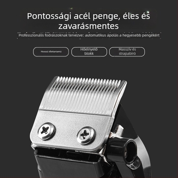 JW-K3 elektromos hajvágó professzionális és otthoni használatra, titánium ötvözet pengével, leválasztható és mosható pengefej, beépített újratölthető akkumulátor, 3–6 óra működési idő, 46–70 dB zaj