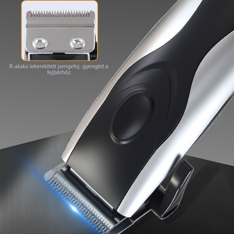 VOAUN/Wolang Vezetékes elektromos hajvágó – professzionális, hálózati tápegység, kefés motor, rozsdamentes acél pengék, zaj 46–70 dB