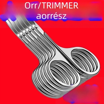 Orrszőrnyíró kerek fejjel, hálózati áramforrással, nem mosható