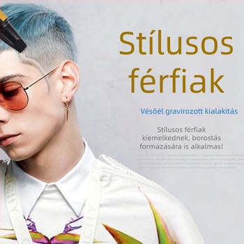 Többcélú elektromos orrszőr- és szemöldök-trimmelő | cserélhető mosófej | USB töltés, beépített 300–500 mAh akkumulátor, ABS + rozsdamentes acél