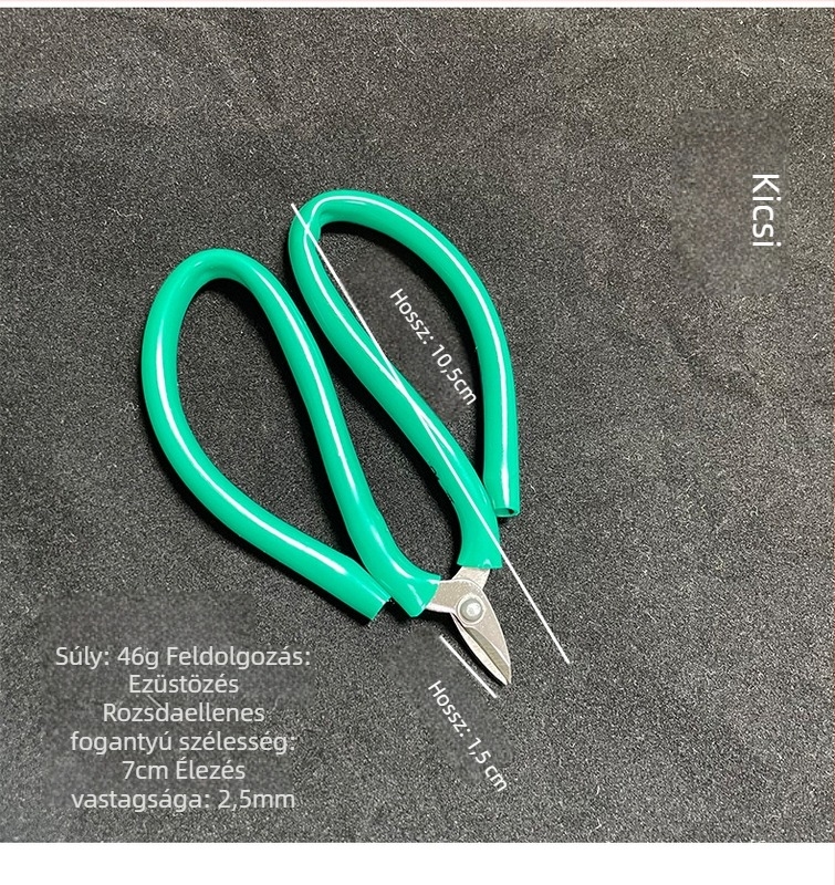 Arany- és ezüst ékszerek feldolgozására szolgáló olló – Yongji xing, ékszerkészítő sorozat, 600 darab egy dobozban