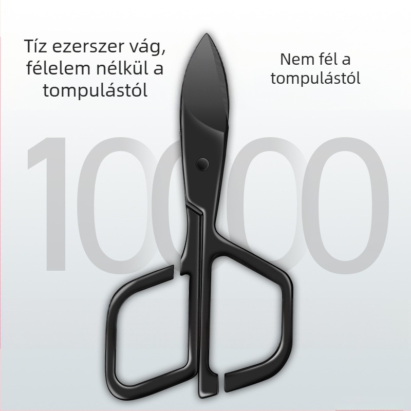 Orrszőrnyíró rozsdamentes acélból, körkörös fejjel, akkumulátor- vagy napelemes működés, teljesen mosható