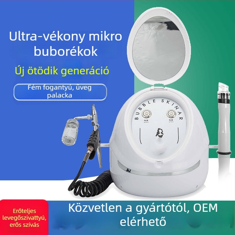 Ultra finom buborékos mitesszer-eltávolító készülék – tisztítás és feltöltés, kereskedelmi felhasználás, nem hordozható