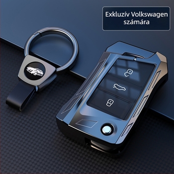 Volkswagen kulcstartó burkolat cinkötvözetből, csattal, magas minőségű, testreszabás nélkül