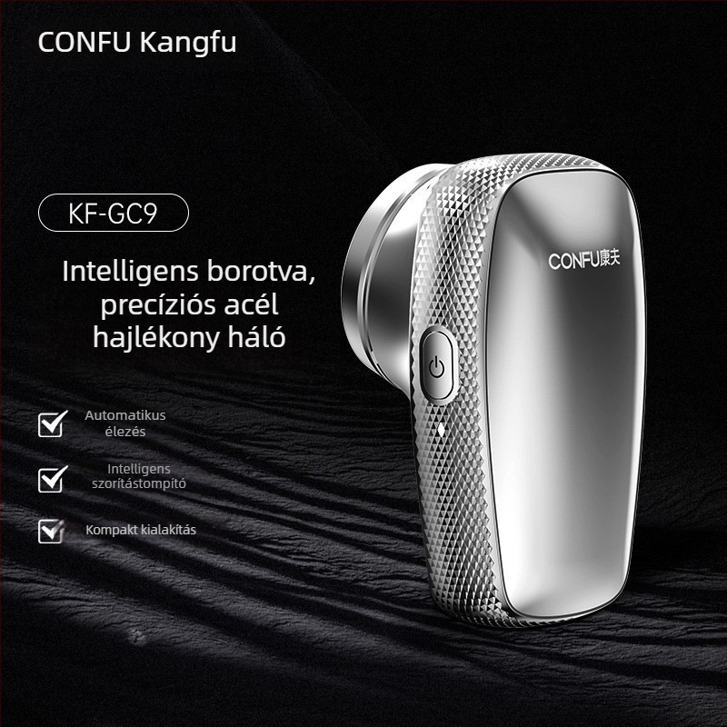 Neighbor Deer elektromos borotva, fej forgó, két pengés fej, lebegő fej, beépített 800–1000 mAh akkumulátor