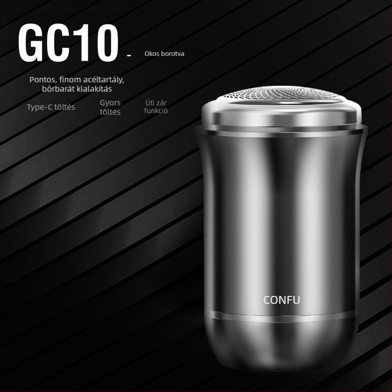 Neighbor Deer elektromos borotva, fej forgó, két pengés fej, lebegő fej, beépített 800–1000 mAh akkumulátor