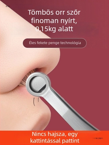 Orrszőr-trimmel kör alakú kialakítás, hálózatról működik, akkumulátor nélküli