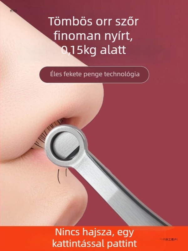 Orrszőr-trimmel kör alakú kialakítás, hálózatról működik, akkumulátor nélküli