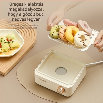 GC-XZG01 Kétállásos elektromos gőzölő tojásokhoz és zöldségekhez, 18 tojás kapacitás, 200W, 220V, automatikus kikapcsolás