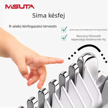 Misuta babahajvágó – újratölthető, 5W motor, automatikus hajszívás, alacsony zajú, vízálló, baba- és felnőtt használatra