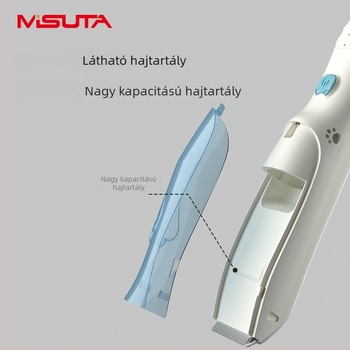 Misuta babahajvágó – újratölthető, 5W motor, automatikus hajszívás, alacsony zajú, vízálló, baba- és felnőtt használatra