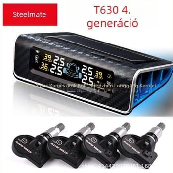 TPMS T630 Gen 5 autók és SUV-k számára, Digitális kijelző, Elektronikus érzékelő, Magas pontosság
