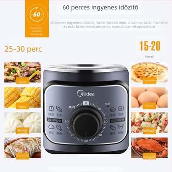 Két szintes elektromos pároló, kapacitás több mint 10 liter, 1300 W, 220 V, gyors gőz funkció.