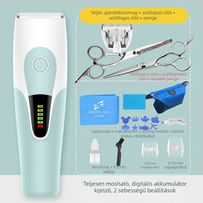 V21 Baba Hajvágó – Újratölthető, 6W, Vízálló