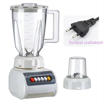Turmixgép őrlő pohárral és gyümölcscentrifugával, 1–3 L kapacitás, 20 000–29 999 ford/perc, 4 sebesség, 4 pengével