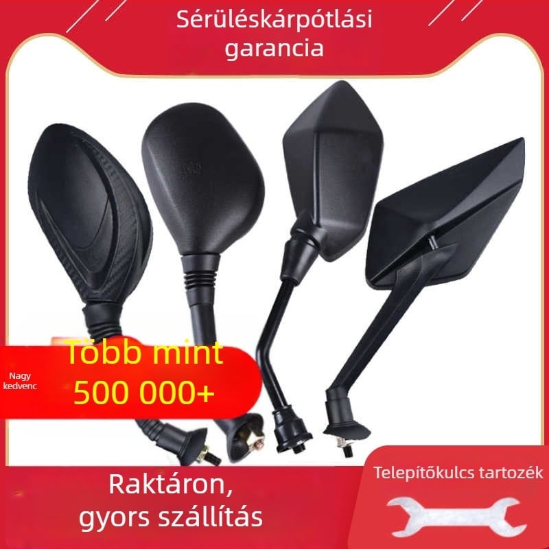Elektromos járművek hátsó tükre - széles látómező, univerzális illeszkedés triciklikhez