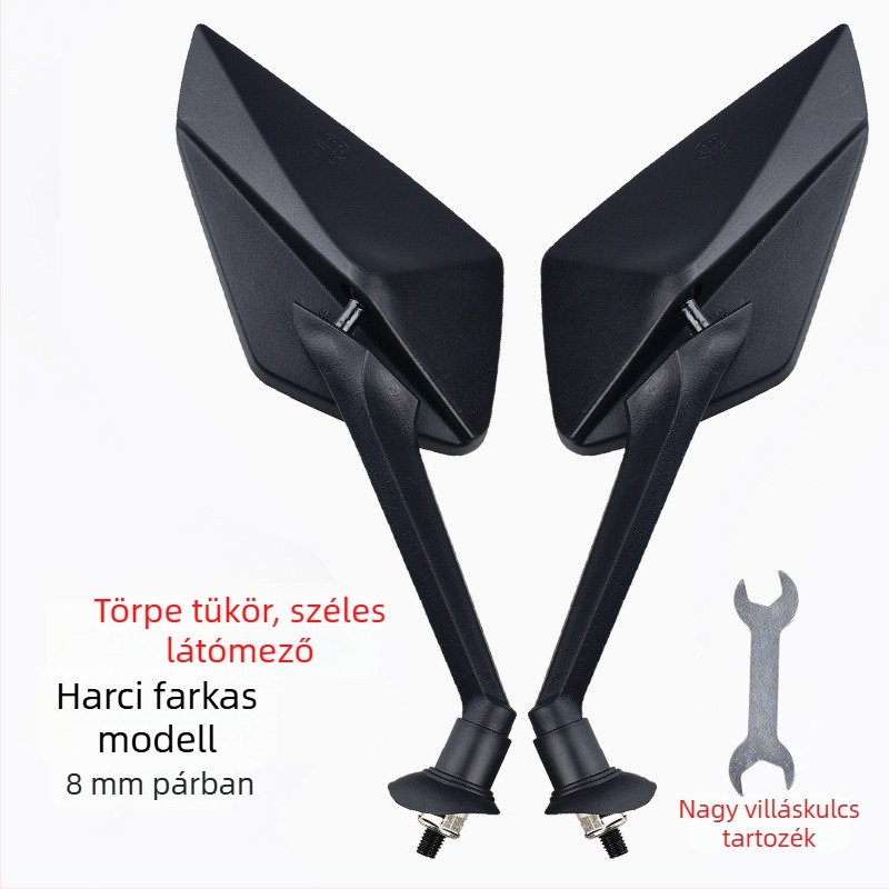 Elektromos járművek hátsó tükre - széles látómező, univerzális illeszkedés triciklikhez