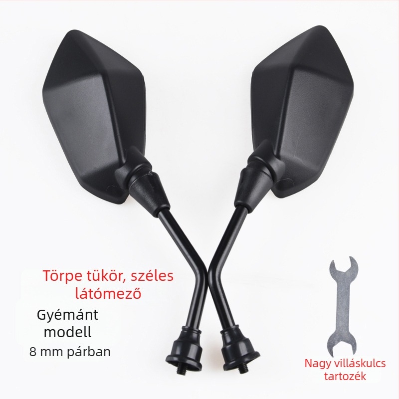 Elektromos járművek hátsó tükre - széles látómező, univerzális illeszkedés triciklikhez