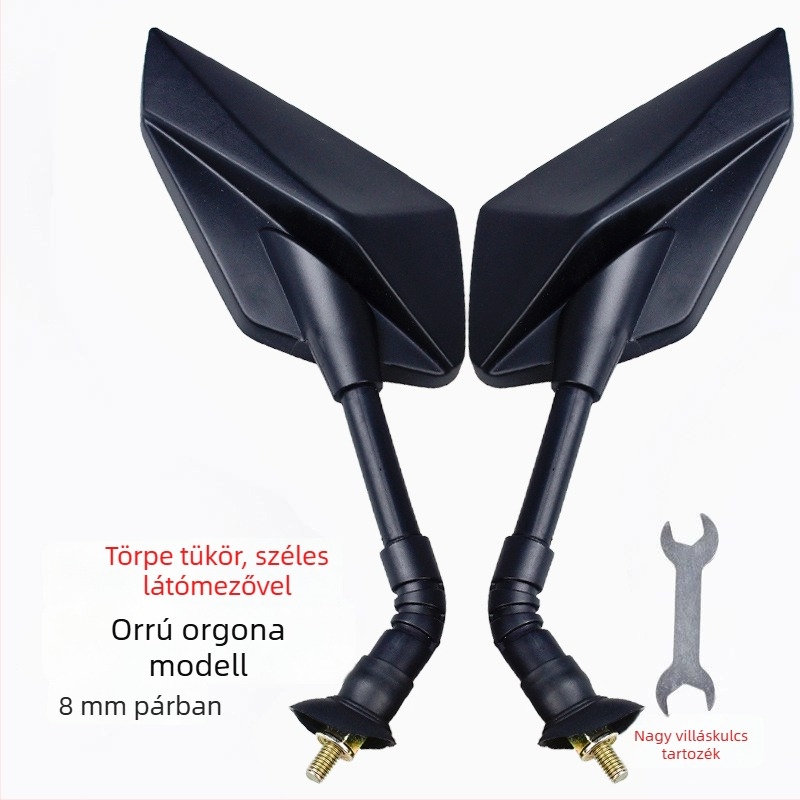Elektromos járművek hátsó tükre - széles látómező, univerzális illeszkedés triciklikhez