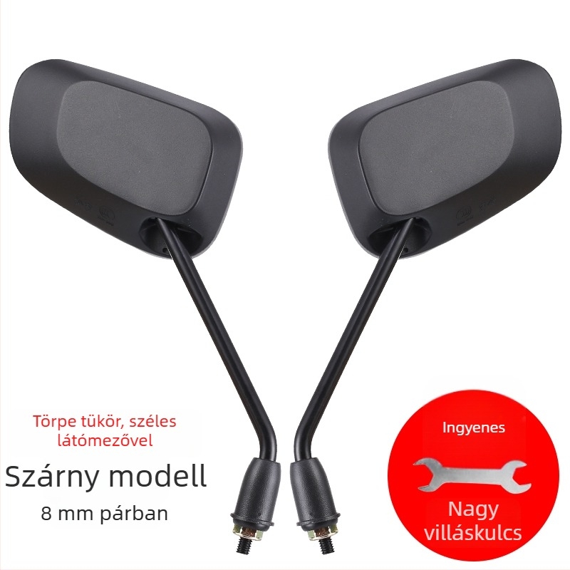 Elektromos járművek hátsó tükre - széles látómező, univerzális illeszkedés triciklikhez