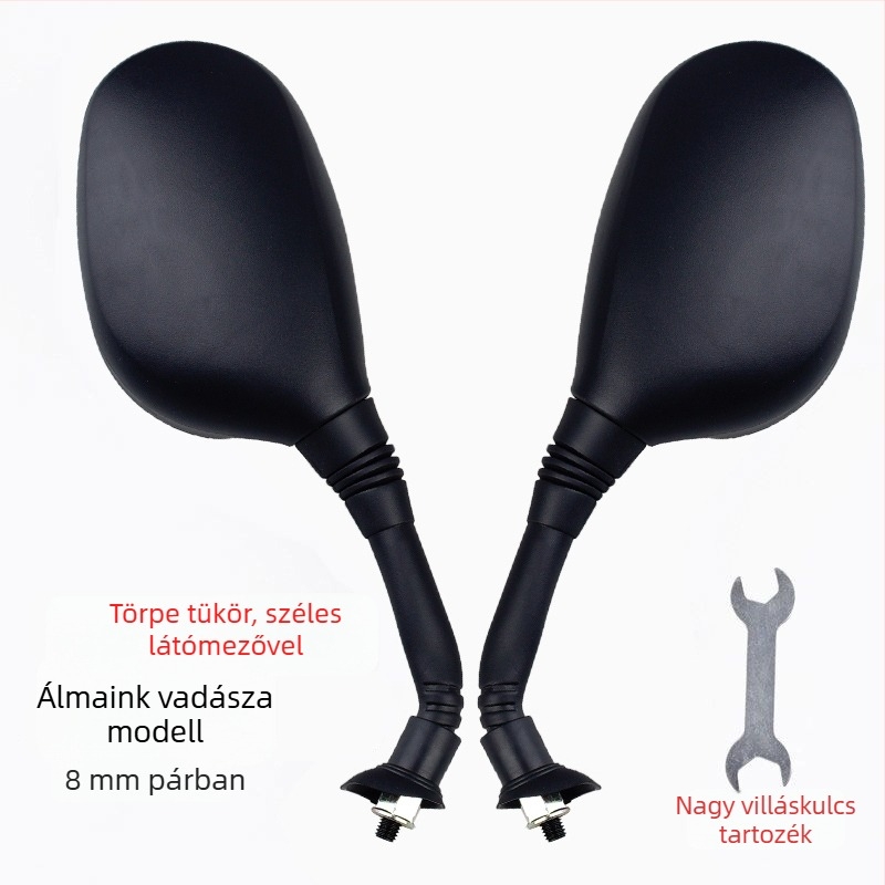 Elektromos járművek hátsó tükre - széles látómező, univerzális illeszkedés triciklikhez