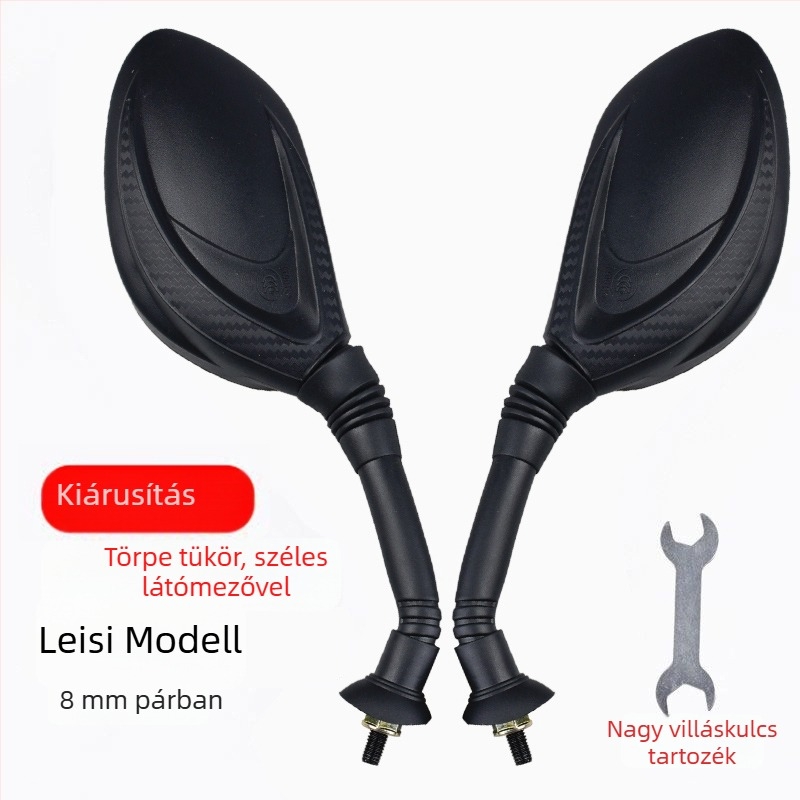 Elektromos járművek hátsó tükre - széles látómező, univerzális illeszkedés triciklikhez