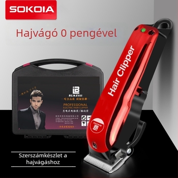 Suko TS-05 Elektromos hajvágó – Töltő- és hálózati üzemmód, Kerámiavágófej, Kivehető és mosható fej, 12W