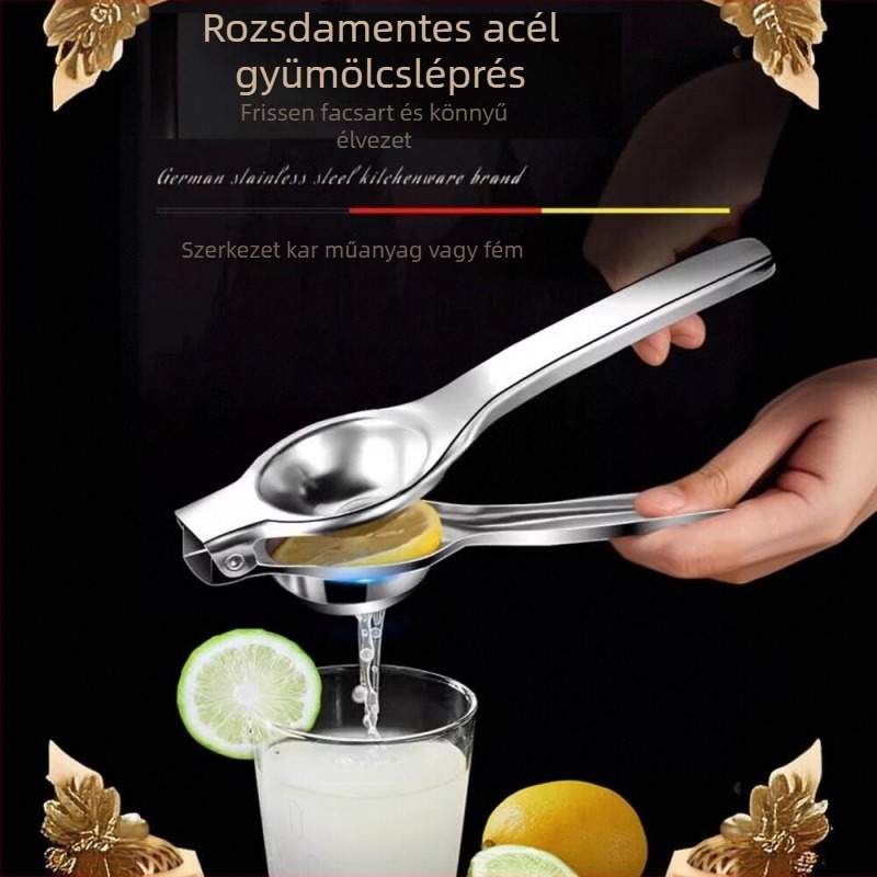 Kézi citromprés • Rozsdamentes acél 201 • Többfunkciós • Háztartási használatra