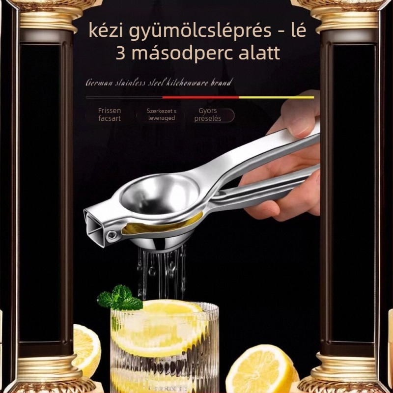 Kézi citromprés • Rozsdamentes acél 201 • Többfunkciós • Háztartási használatra