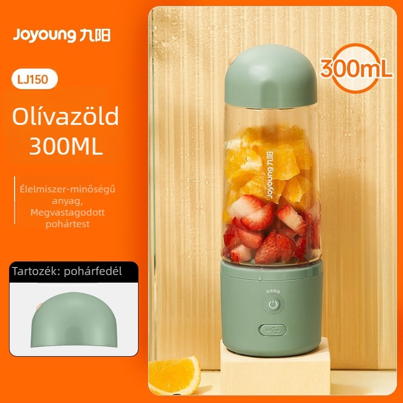 Joyoung hordozható, újratölthető mini vezeték nélküli gyümölcsprés pohárral, modell L3-LJ150