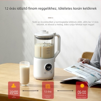 Szójaital-készítő gép Mis-dj01 - otthoni, teljesen automata, főzés nélkül, 1,5 L kapacitás, 600 W, vázmelegítés, automata tisztítás