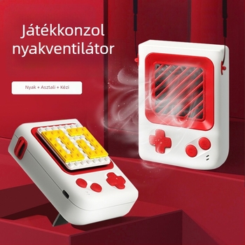Nyakba akasztható ventilátor, blokk dizájn DIY, mini USB-töltésű hordozható ventilátor