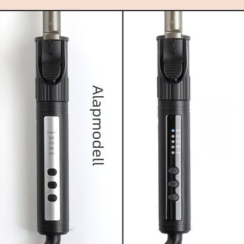 Forgó göndörítővas stúdiósminkmestereknek - professzionális, csőátmérő 21–30 mm, 4 fokos hőmérséklet-szabályozás, 45 W, 110–220 V