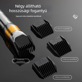 Powerful Factory Hajvágó, brushless motor, kerámia pengék, kettős tápegység (töltés vagy hálózat), nem vízálló, beépített akkumulátor nélkül