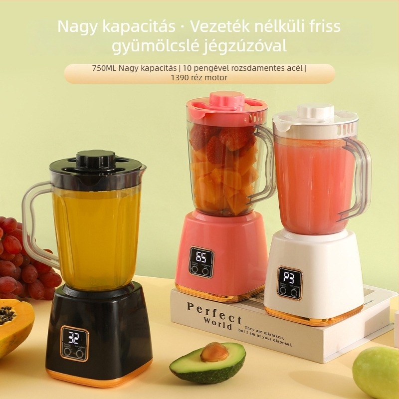 Háztartási, többfunkciós gyümölcs- és zöldséglé készítő, sebesség 12001–15000 rpm, kapacitás 801–1000 ml, teljesítmény 300 W, dupla vágófej